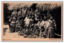 c1940s Seminole Indian Village Century Of Progress Chicago IL Unposted Postcard picture