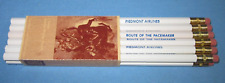 12 Vintage Pencils ~ Piedmont Airlines ~ Route of the Pacemaker picture