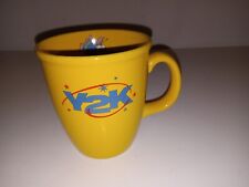 Y2K Coffee Mug Cup Yellow Computer Bug Millennium Vintage Computer Virus  picture