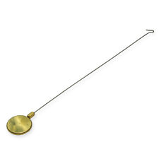 Brass silk pendulum bob & rod hook wall clocks suspension clock part french NEW picture