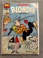 Vintage Comic Book Blondie #123 Ice Fishing Cover Rare picture