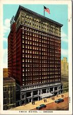 Chicago IL-Illinois, YMCA Hotel, Period Cars, Antique c1946 Vintage Postcard picture