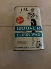 Vintage Rare 60s Hoover Vacuum Cleaner Floor Wax Advertising Full Can  picture