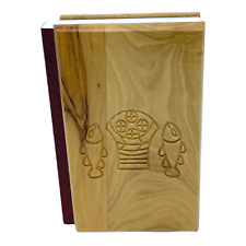 The New Testament and Psalms olive wood cover from Jerusalem picture