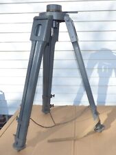 Antique WWI WWII Military Optics Tripod Wood Metal Artillery Sighting Army Navy picture