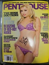 Penthouse April 2011 Signed By Lexi Belle picture