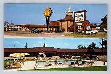 Santee SC-South Carolina, Quality Inn Clark's & Restaurant, Vintage Postcard picture