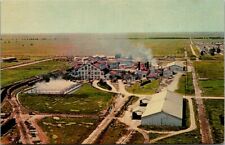 Postcard Aerial View Of Largest Raw Sugar Mill In Continental United States  picture
