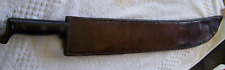 WWll True Temper US 1944 Fighting Knife With Schell 1942 Leather Scabbard picture