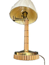 Vtg. Mid Century Modern Gruvwood Wegner Swing Arm Table Lamp * 21