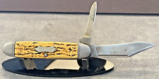 Vintage 1950-60's Jim Dunlap 2 blade Jack Knife--62.24 picture