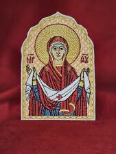 Protection Of The Theotokos Pocket Icon, Orthodox Icon 2.75×4.5 picture