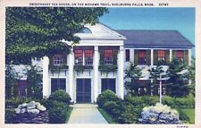 Sweetheart Tea House Mohawk Trail Shelburne Falls Mass Linen Vintage Postcard picture
