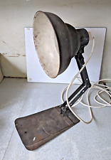 VINTAGE INDUSTRIAL BENCH ARTICULATED LAMP 19 INCH MAX HEIGHT RESTORATION PROJECT picture