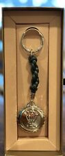 ROLEX collectible triplock Coronet Submariner crown stainless steel key ring picture