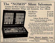 1927 THE NOMIS SILENT SALESMAN MUSICAL SUPPLIES CORP VINTAGE ADVERTISMENT 31-208 picture