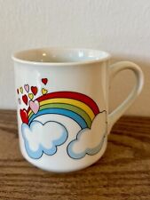 Vintage Rainbow Hearts and Clouds Mug picture