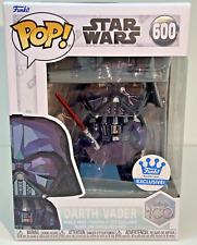 Funko Pop Disney Star Wars Darth Vader #600 Facet Funko Web FW w protector picture