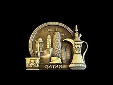 Qatar 3D Metal Fridge Magnet Souvenir picture