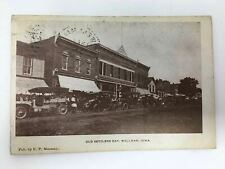 c. 1908 Wellman IA Old Settlers Day Postcard Classic Cars Street Scene picture