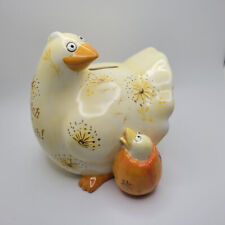 Fitz and Floyd Bank Coin Pggy Bank  Chicken & Chick  