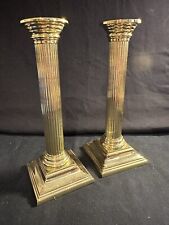 Smithsonian Institution Collection Baldwin Brass Candlestick Set of 2 8” Tall picture