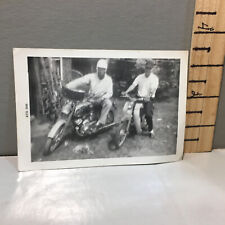 Vtg Photo 1965 Young African American Men Honda Motorcycles m picture