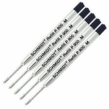 5 Genuine Schmidt P900 Parker Style Ballpoint Pen Refills, Made In Germany, New picture