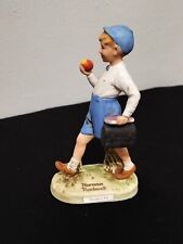 “An Apple For The Teacher” Figurine 1982 Norman Rockwell Collectors Club picture