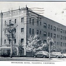 c1940s Pasadena, CA Brookmore Hotel Postcard from Manager Culberson Cars Cal A91 picture
