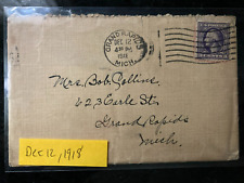 Dec 12, 1918 Empty Envelope with George Washington 3 cent Stamp Post Card picture