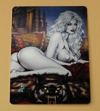 LADY DEATH 30th ANNIVERSARY METALLICARD - MIKE KROME - ULTRA NAUGHTY COZY LTD 69 picture