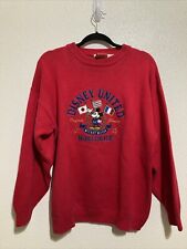 Vintage Walt Disney  Mickey Mouse Inc Embroidered  Disney United Sweater Sz XL picture