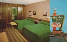 c1960s Holiday Inn Mickey Mantle Postcard Motel Room/Sign UNP Postcard 3944D10 picture