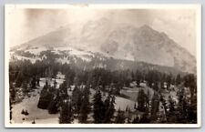 RPPC Mt Ranier National Park Real Photo Postcard Y26 picture