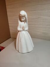 Nao by Lladro First Communion Praying Girl Figurine Hold Rosary Hand Made Spain picture