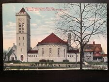 Vintage Postcard 1912 First Presbyterian Church Chapel & Parsonage Morristown NJ picture
