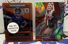 WWE Panini ALEXA BLISS Bundle Impeccable Stainless Stars /25 & Prizm Chronicles picture