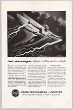 1949 RCA Facsimile UltraFax Scanner Vintage Original Print Ad Mercury Art Deco picture