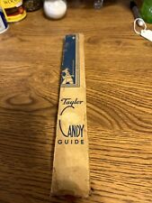 VINTAGE TAYLOR CANDY GUIDE THERMOMETER NO. 5916 WITH ORIGIONAL BOX RARE picture