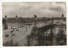 1940s Paris RPPC Pont Alexandre III and Les Invalides picture