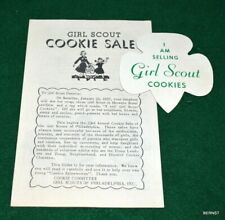 VINTAGE GIRL SCOUT - c. 1950's COOKIE SALES MATERIAL picture