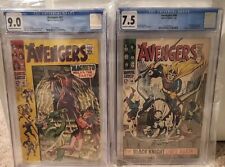 Avengers #47 & #48 🔑 Issues 67' 68' CGC 9.0 & 7.5 🔥 Appearance Of BLACK KNIGHT picture