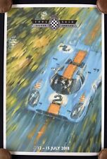 GOODWOOD FESTIVAL of SPEED 1993-2018 Silver Jubilee Poster PORSCHE 917 Gulf picture