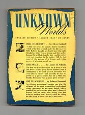 Unknown Worlds Pulp Aug 1943 Vol. 7 #2 VG- 3.5 picture