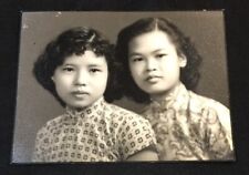 1950's Overseas Chinese friendship ladies girl female  studio photo  picture