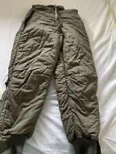 Vintage USAF Extreme Cold Weather Trousers Size 32 June 1978 F-1B picture