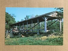 Postcard Ohio Germantown Covered Bridge Montgomery County Vintage PC picture