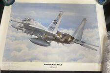 Paul R Jones AMERICAN EAGLE 1982 First Printing 81/750 24” X  17” picture