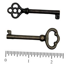 Skeleton Keys: Universal Barrel Key Replacement for Vintage Antique Brass picture
